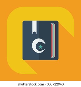 Flat modern design with shadow icons Curran