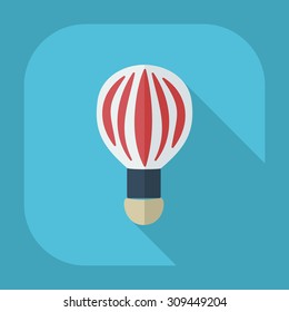 Flat modern design with shadow icons balloon