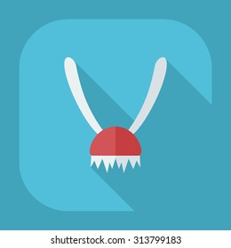 Flat modern design with shadow icons shearer