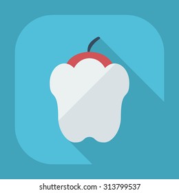 Flat modern design with shadow icons pepper
