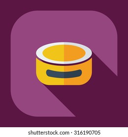 Flat modern design with shadow icons soap-dish