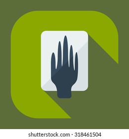 Flat modern design with shadow icons law