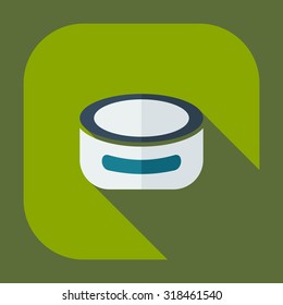 Flat modern design with shadow icons soap-dish