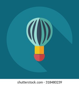 Flat modern design with shadow icons balloon