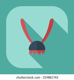 Flat modern design with shadow icons shearer