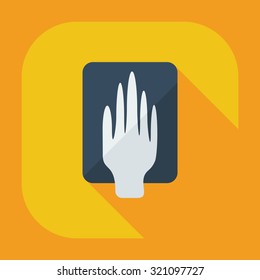 Flat modern design with shadow icons law