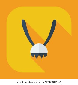 Flat modern design with shadow icons shearer