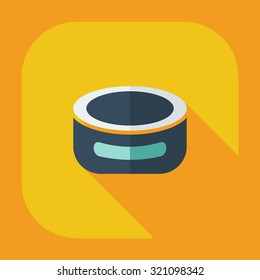 Flat modern design with shadow icons soap-dish