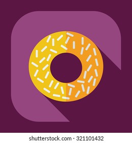 Flat modern design with shadow icons sweetness
