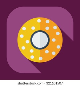 Flat modern design with shadow icons saucer