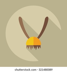 Flat modern design with shadow icons shearer