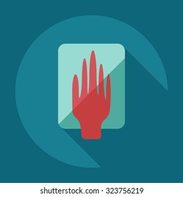 Flat modern design with shadow icons law