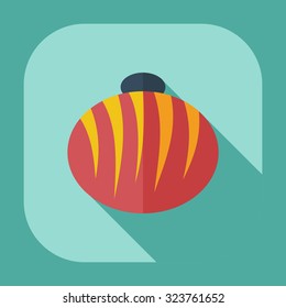 Flat modern design with shadow icons sweet