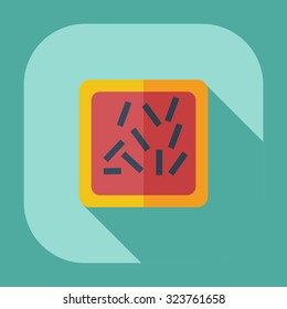 Flat modern design with shadow icons sweet