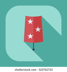 Flat modern design with shadow icons light