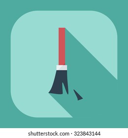 Flat modern design with shadow icons varnish