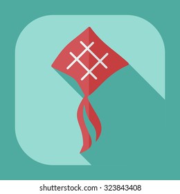Flat modern design with shadow icons ramadan
