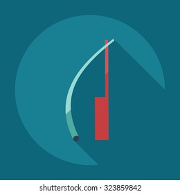 Flat modern design with shadow icons  for shaving