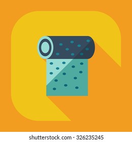 Flat modern design with shadow icons cloth