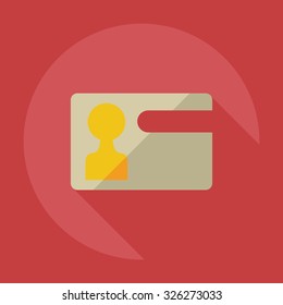 Flat modern design with shadow icons certificate icon sheriff