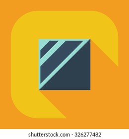 Flat modern design with shadow icons tile