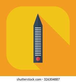 Flat modern design with shadow icons nail file
