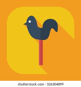 Flat modern design with shadow icons candy