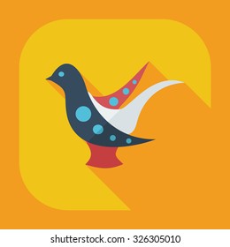 Flat modern design with shadow icons Cossack