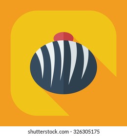 Flat modern design with shadow icons sweet