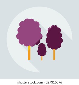 Flat modern design with shadow icons lumber