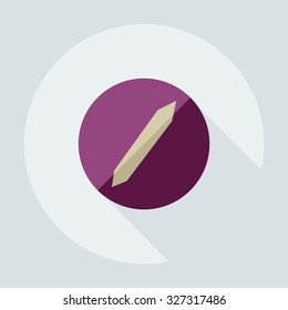 Flat modern design with shadow icons screw