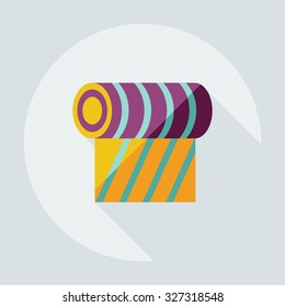 Flat modern design with shadow icons cloth