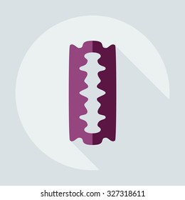 Flat modern design with shadow icons blade