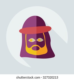 Flat modern design with shadow icons Muslims
