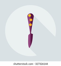 Flat modern design with shadow icons dinnerware