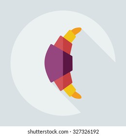 Flat modern design with shadow icons sweetness