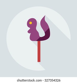 Flat modern design with shadow icons candy