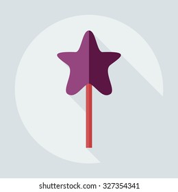 Flat modern design with shadow icons candy