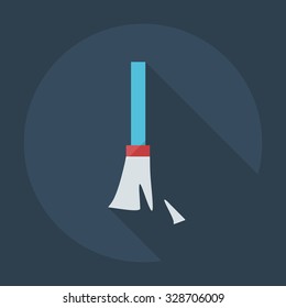 Flat modern design with shadow icons varnish