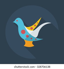 Flat modern design with shadow icons Cossack