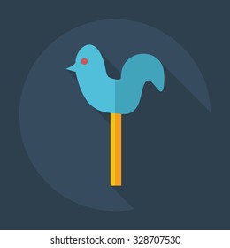 Flat modern design with shadow icons candy
