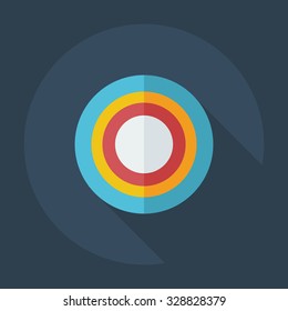 Flat modern design with shadow icons sweet
