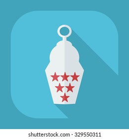 Flat modern design with shadow icons mosque