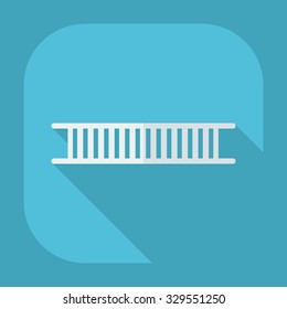 Flat modern design with shadow icons ladder