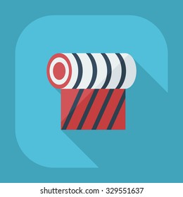 Flat modern design with shadow icons cloth