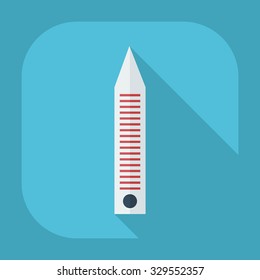 Flat modern design with shadow icons nail file