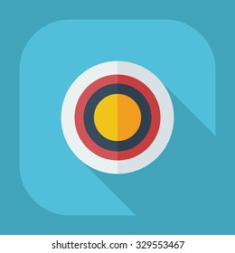 Flat modern design with shadow icons sweet