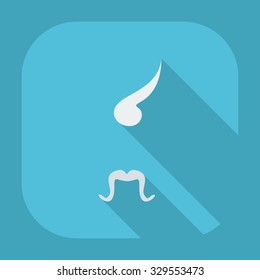 Flat modern design with shadow icons Kozak