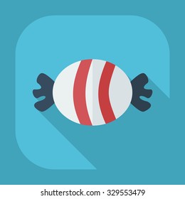 Flat modern design with shadow icons sweet