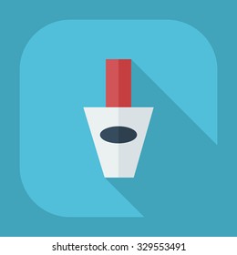 Flat modern design with shadow icons varnish